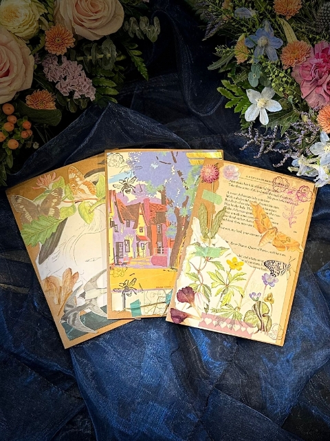 Hand Press Flower Cards